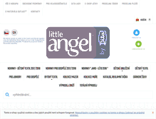 Tablet Screenshot of littleangel.cz